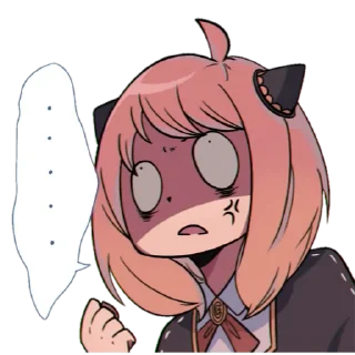 😤-Spy x family @Toji_sama, Telegram Sticker