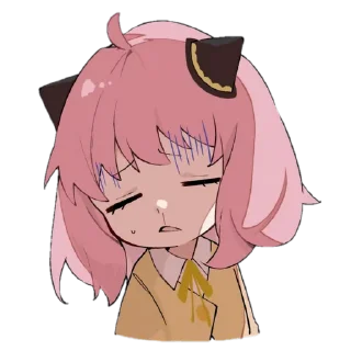 😓-Spy x family @Toji_sama, Telegram Sticker