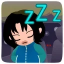 😴-Squid Game, Telegram Sticker