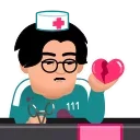 💔-Squid Game, Telegram Sticker