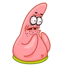 😰-Patrick @oliplusmzr, Telegram Sticker