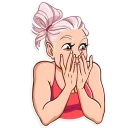 😨-Stay Fit, Telegram Sticker