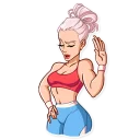 😒-Stay Fit, Telegram Sticker