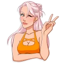 ✌-Stay Fit, Telegram Sticker