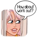 👋-Stay Fit, Telegram Sticker