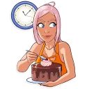 🍰-Stay Fit, Telegram Sticker