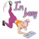 📖-Stay Fit, Telegram Sticker