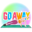 👉-Stay Fit, Telegram Sticker