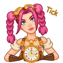 🕰-Steamy Julia, Telegram Sticker