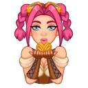 😘-Steamy Julia, Telegram Sticker