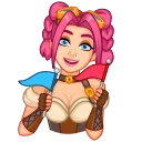 😀-Steamy Julia, Telegram Sticker
