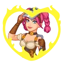 ❤️-Steamy Julia, Telegram Sticker
