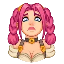 😩-Steamy Julia, Telegram Sticker