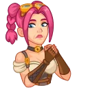 👏-Steamy Julia, Telegram Sticker