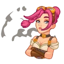 😎-Steamy Julia, Telegram Sticker