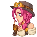 🤔-Steamy Julia, Telegram Sticker