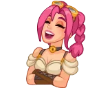😂-Steamy Julia, Telegram Sticker