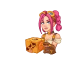❤️-Steamy Julia, Telegram Sticker