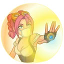 🦠-Steamy Julia, Telegram Sticker