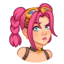 🤨-Steamy Julia, Telegram Sticker