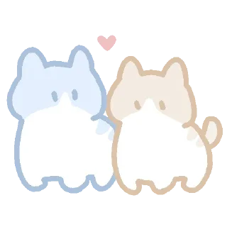 💙-котяш @softsticks, Telegram Sticker