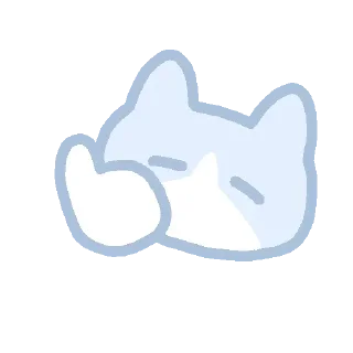 💙-котяш @softsticks, Telegram Sticker