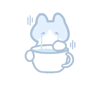 💙-котяш @softsticks, Telegram Sticker