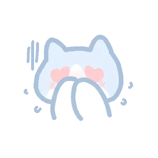 💙-котяш @softsticks, Telegram Sticker