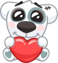 ❤-Dog, Telegram Sticker