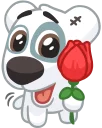 😚-Dog, Telegram Sticker