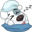😴-Dog, Telegram Sticker