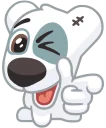 😉-Dog, Telegram Sticker