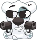 🔫-Dog, Telegram Sticker