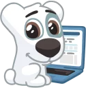 💻-Dog, Telegram Sticker
