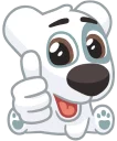 👍-Dog, Telegram Sticker