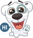👋-Dog, Telegram Sticker