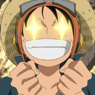 🤩-One Piece by @onepiecestick, Telegram Sticker