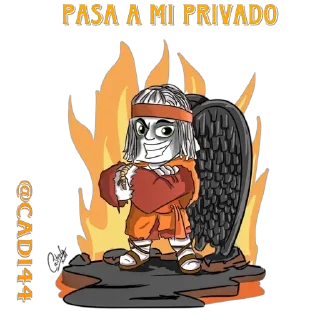 🤩-@Cadi44 @SozdaiStickeriBot, Telegram Sticker