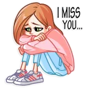 😢-Love Story, Telegram Sticker