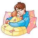 😴-Love Story, Telegram Sticker