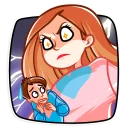 😡-Love Story, Telegram Sticker