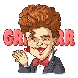 😘-Stranger Things, Telegram Sticker