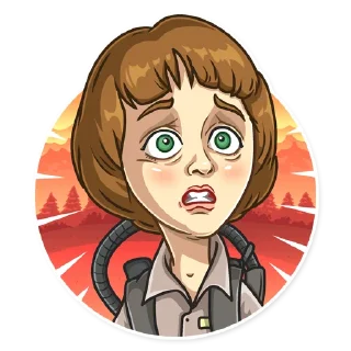 😨-Stranger Things, Telegram Sticker