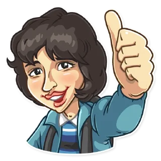 👍-Stranger Things, Telegram Sticker