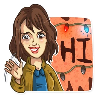👋-Stranger Things, Telegram Sticker