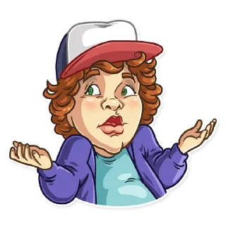 🤷‍♂️-Stranger Things, Telegram Sticker