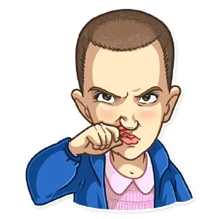 😠-Stranger Things, Telegram Sticker