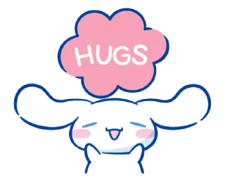 🐰-@STRAWBERRYHOLIC : Cinnamoroll, Telegram Sticker