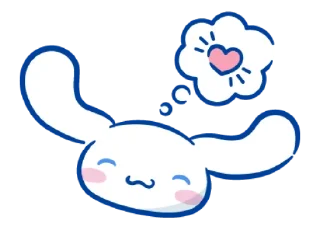 🐰-@STRAWBERRYHOLIC : Cinnamoroll, Telegram Sticker