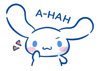 🐰-@STRAWBERRYHOLIC : Cinnamoroll, Telegram Sticker